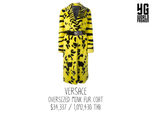ygworldfashion: CL was wearing ‘Versace Oversized Mink Fur Coat’ from the Fall 2013 RTW 