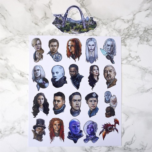 Defiance Illustration Series Sticker PackShop HereGet 22% off all orders placed in my store until Fr