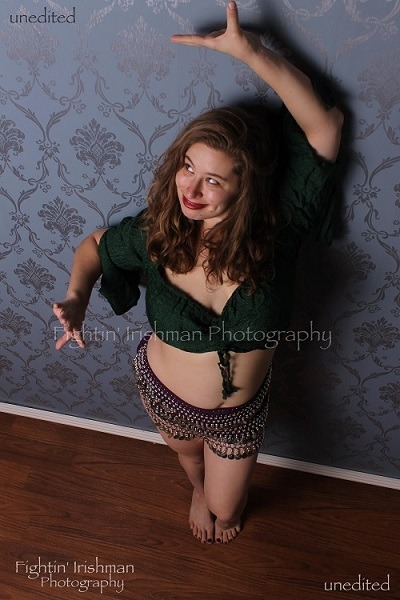 Four pics from my “belly dancing” gallery. The edited one was published in Delicious
