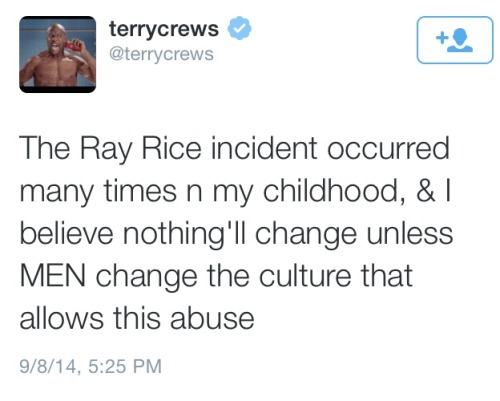 gbcnt:  Terry Crews on Ray Rice. 