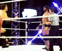 fyeahambrose: Throwback Thursday: Dean Ambrose vs Seth Rollins-Wrestlemania Axxess