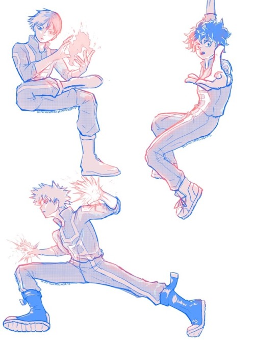 severalsmallbeans: Sketches of some determined dudes Instagram | Ko-fi | Side Blog