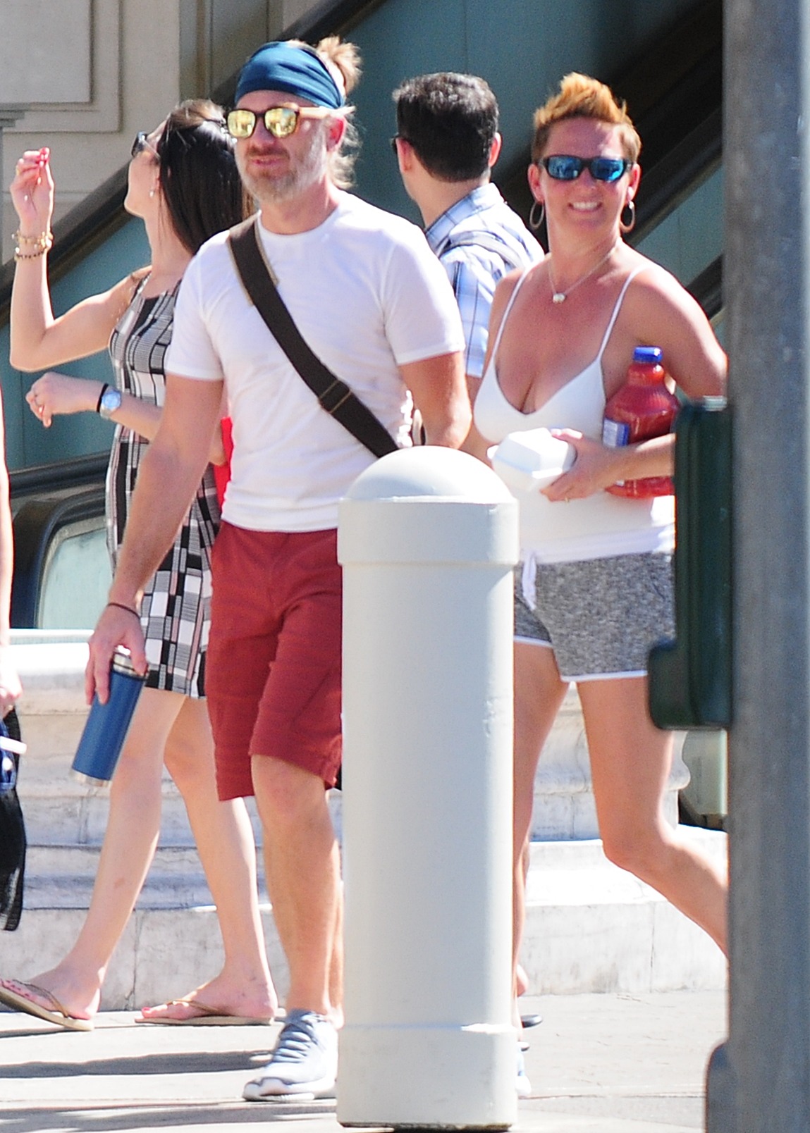 I finally found them again in front of the Venetian.