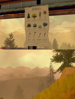 miyngi:  firewatch scenery