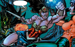 why-i-love-comics:  Wonder Woman in World’s Finest #32art by Jed Dougherty &amp; Chris Sotomayor