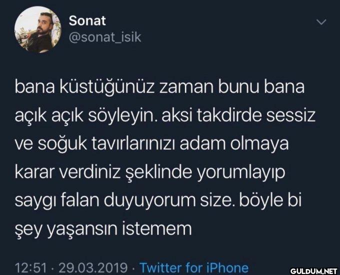 Sonat @sonat_isik bana...