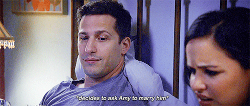 lovableamy:Countdown to Jake and Amy’s weddingDay 6: Favorite domestic moment
