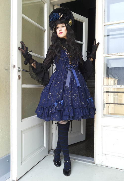 hide-vi: My outfit for Misty Mornings of August Moon event in Helsinki. I got this dress from @devil