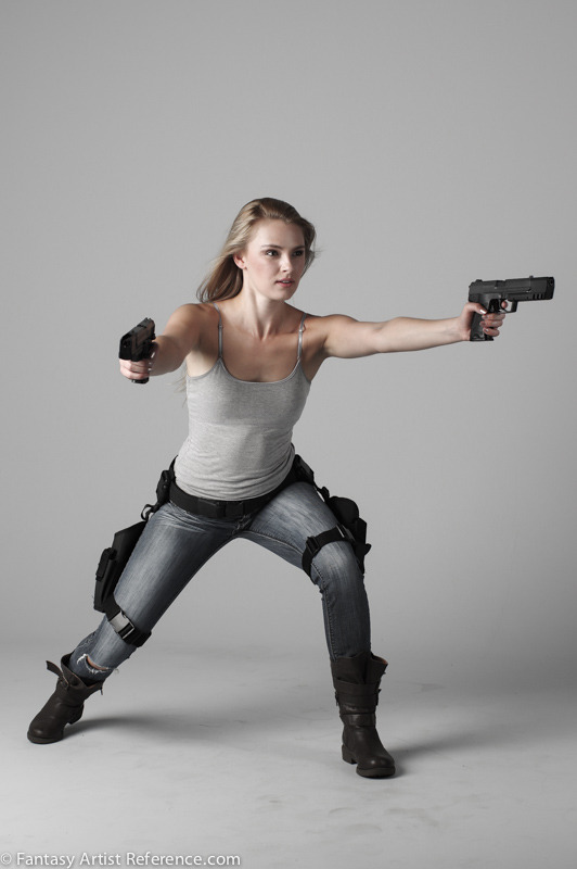 Premium Vector | Continuous line drawing of a woman holding a gun vector  premium vector illustration premium vector