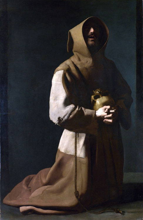 Saint Francis in Meditation (1635 - 1639) Oil on canvas Francisco de Zurbaran (1598 - 1664)