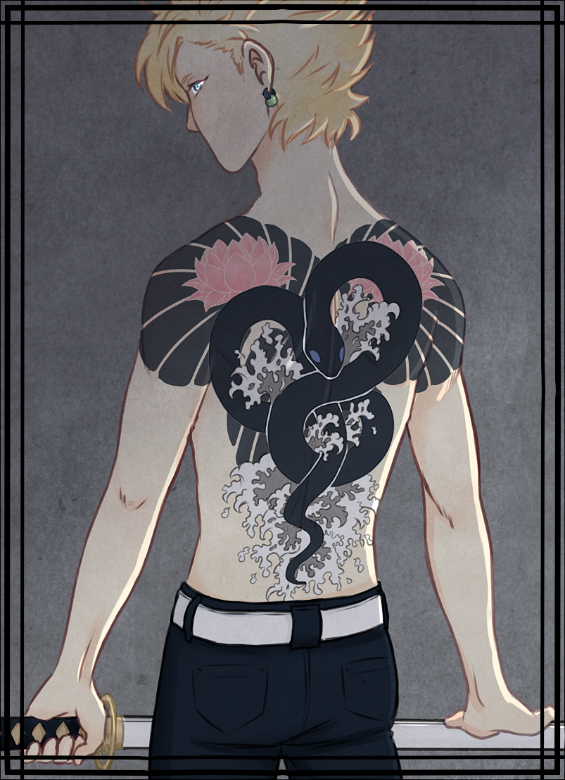just-themys-fanarts:  { Virus Week - Day One : Work } I can’t draw backs, tattoos,