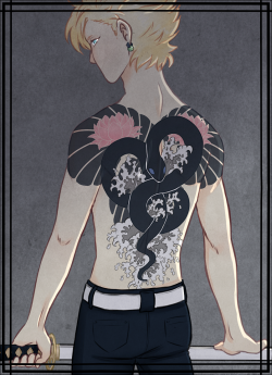 Just-Themys-Fanarts:  { Virus Week - Day One : Work } I Can’t Draw Backs, Tattoos,