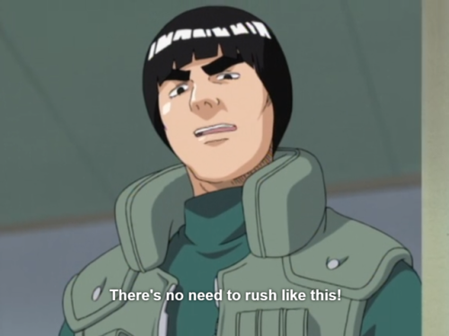 tandembicycles:  erins-unmentionables:  chonaku-things:  godtierwallflower:  Ya’ll remember when Gai threatened to put Gaara in the hospital and Gaara just booked it out of there  Gai looks more threatening in the manga, I mean, you could almost see