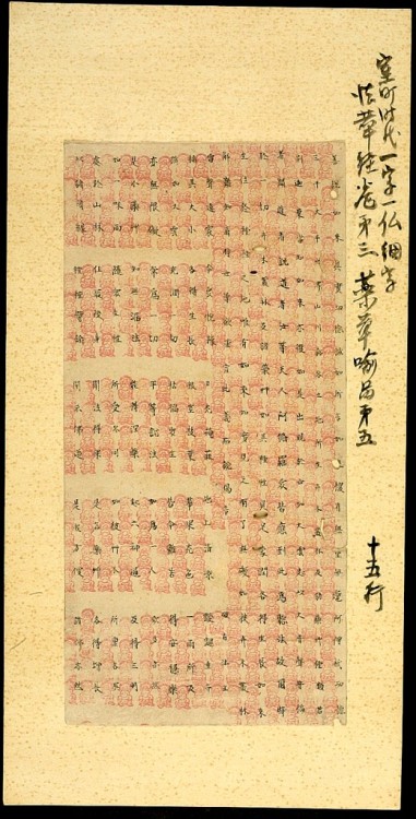 harvard-art-museums-calligraphy: Lotus Sutra, Yakusōyu-bon (Hokke-kyō Yakusōyu-bon) Vol. 5, Harvard 