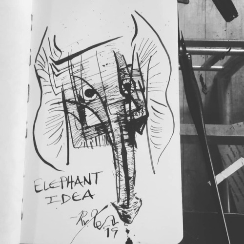 Elephant idea. #cartoon #drawing #sketch #sketchbook #art #artist #instaart #instacartoon #IowaCity 