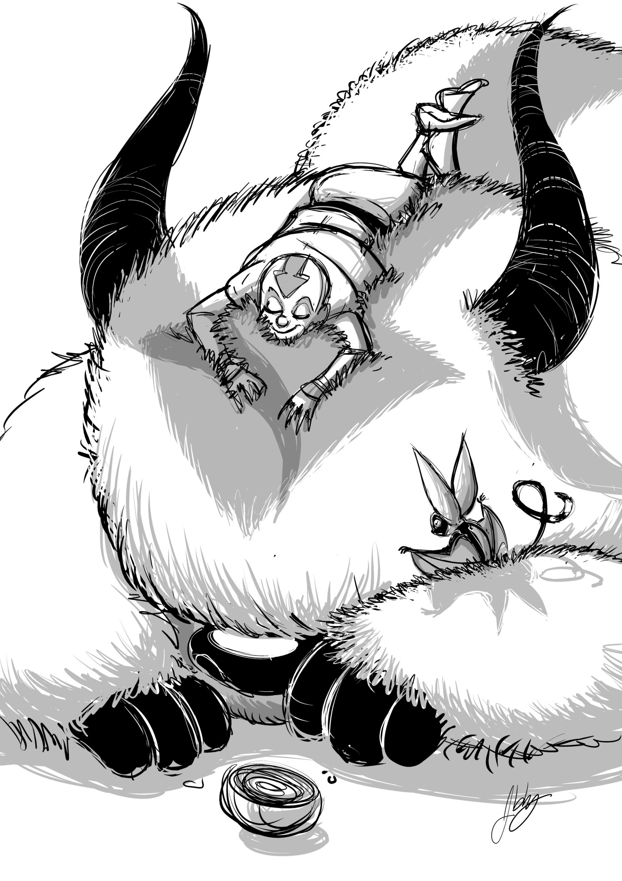 dumpylittlerobot:  Back to some doodling. 