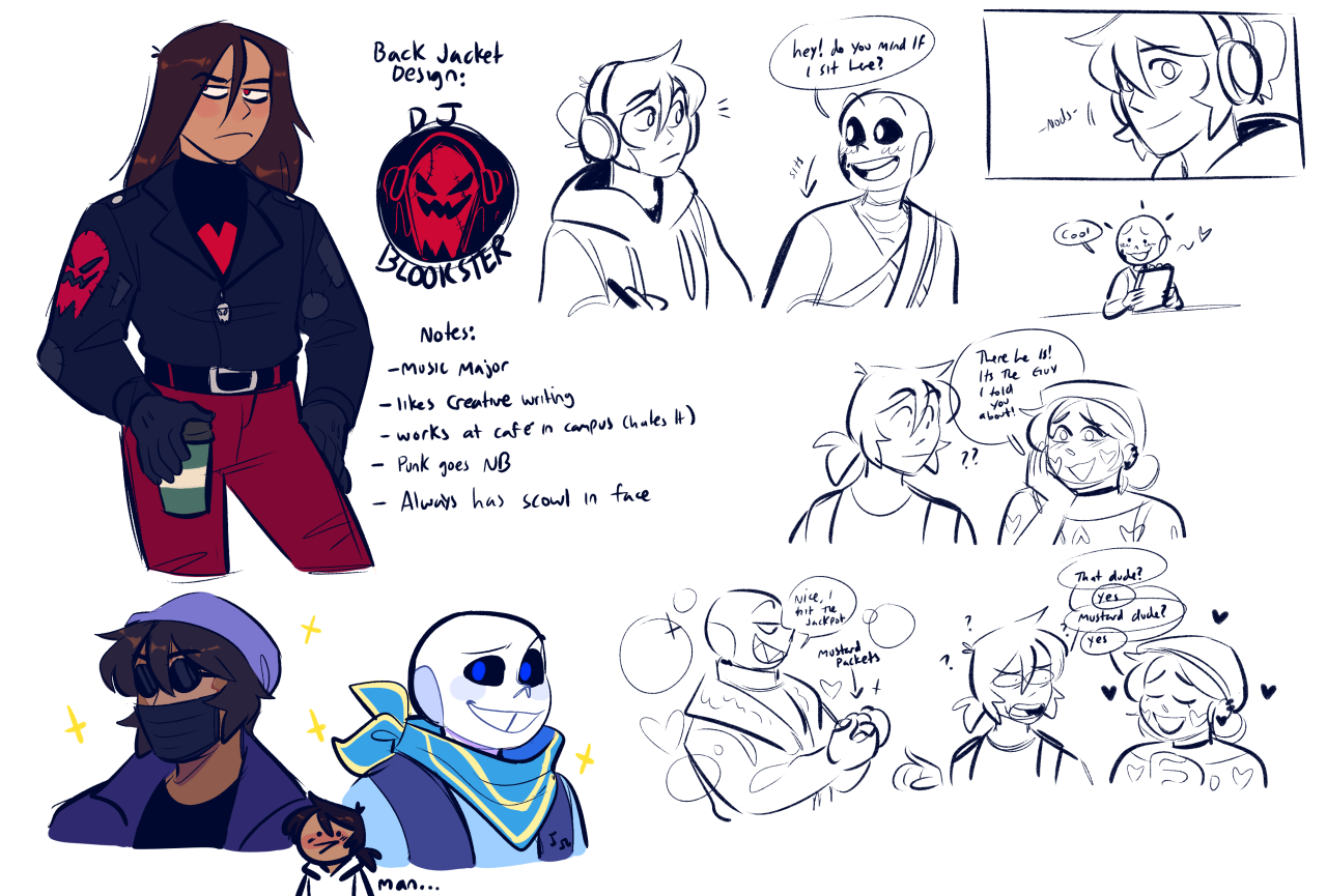 High School Love (AU Sans/Papyrus X Male! Reader)