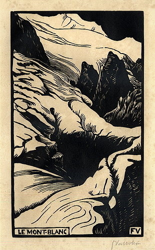 artist-vallotton:Mont Blanc, 1892, Felix Vallottonwww.wikiart.org/en/felix-vallotton/mont-bl