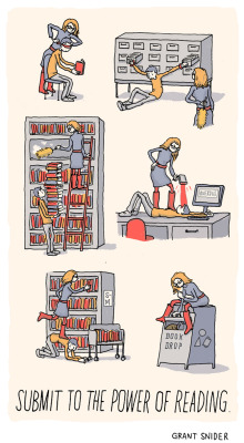 incidentalcomics:  The Joy of Reading #2   Ich und mein Bibliothekarinnen-Fetisch