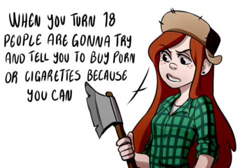 chamiryokuroi: Inspired by THIS post by @incorrectgravityfalls Wendy gives the good life advice