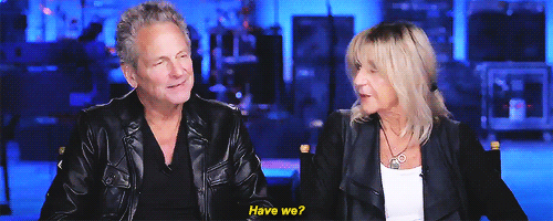 chrsmcvie:Lindsey Buckingham &amp; Christine McVie on CBS This Morning Saturday