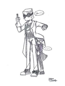 subarkindeyo:  Kid Black hat & Dr. flug