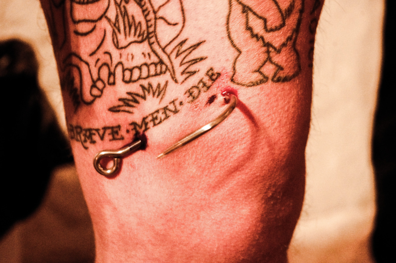 iamleroi:  My dear friend, and amazing Body Piercer at American Classic Tattoo in