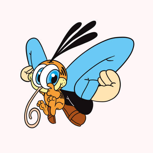 267 - GARFIFLY - It has beautiful JON WINGS, or JOINGS for short. Maybe JONGS would be better, or WI