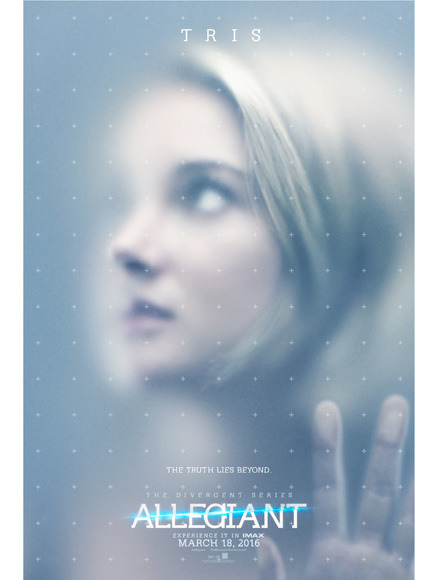 shailenewoodleydaily: New Allegiant poster of Shailene Woodley as Tris Prior