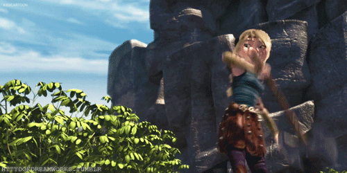 httydofdreamworks:  Astrid and axe  (¬‿¬)