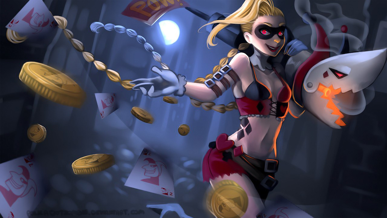 diverdisturbed:  Jinx as Harley Quinn :D