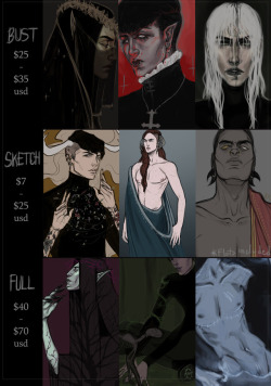 krovav:  Contact me through social media or krovav.art@gmail.com  Busts may not go below the ribs Character sheets include two full body references and one bust sketch+flats all files will be printable  TOS below the cut: Keep reading    (getting close