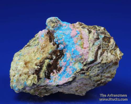 Canutite with Magnesiokoritnigite and Lavendulan - Torrecillas mine, Salar Grande, El Tamarugal Prov