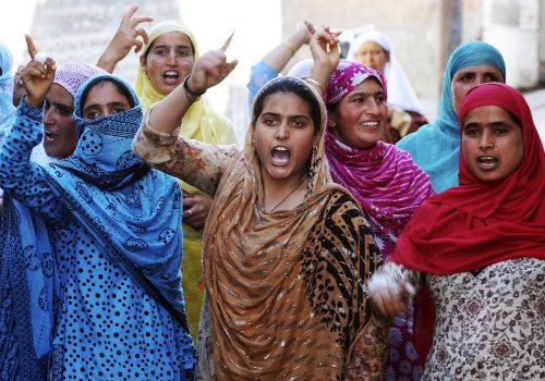 60 Stunning Photos Of Women Protesting Around The World [x]I raise up my voice—not so I can shout, b