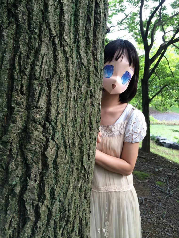 cubebreaker:  The 2.5D manga mask patterns are free, simple to make, and come in