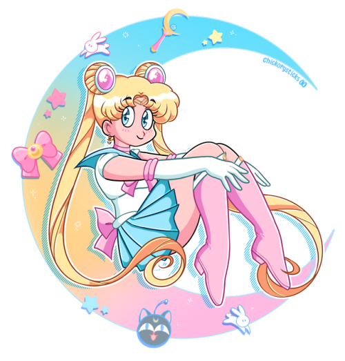 chickorysticksart:it’s always comforting to draw sailor moon 