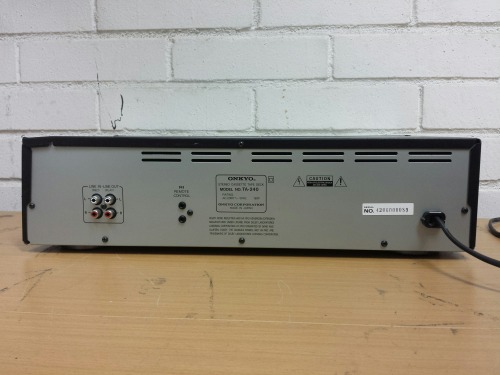 Onkyo TA-240 Stereo Cassette Tape Deck, 1992
