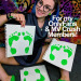 themissarcana:Win my foot print painting! Its great for hanging on your wall, getting