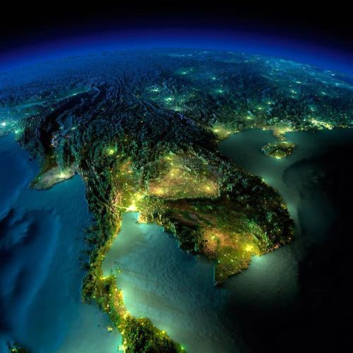 wykyd-jade:  asylum-art-2:    	 		 						 							 					A night on Earth – Some trully amazing photographs of Earth seen from  					 A series of beautiful and impressive photographs from NASA,  which reveals the nocturnal beauty of the Earth seen from