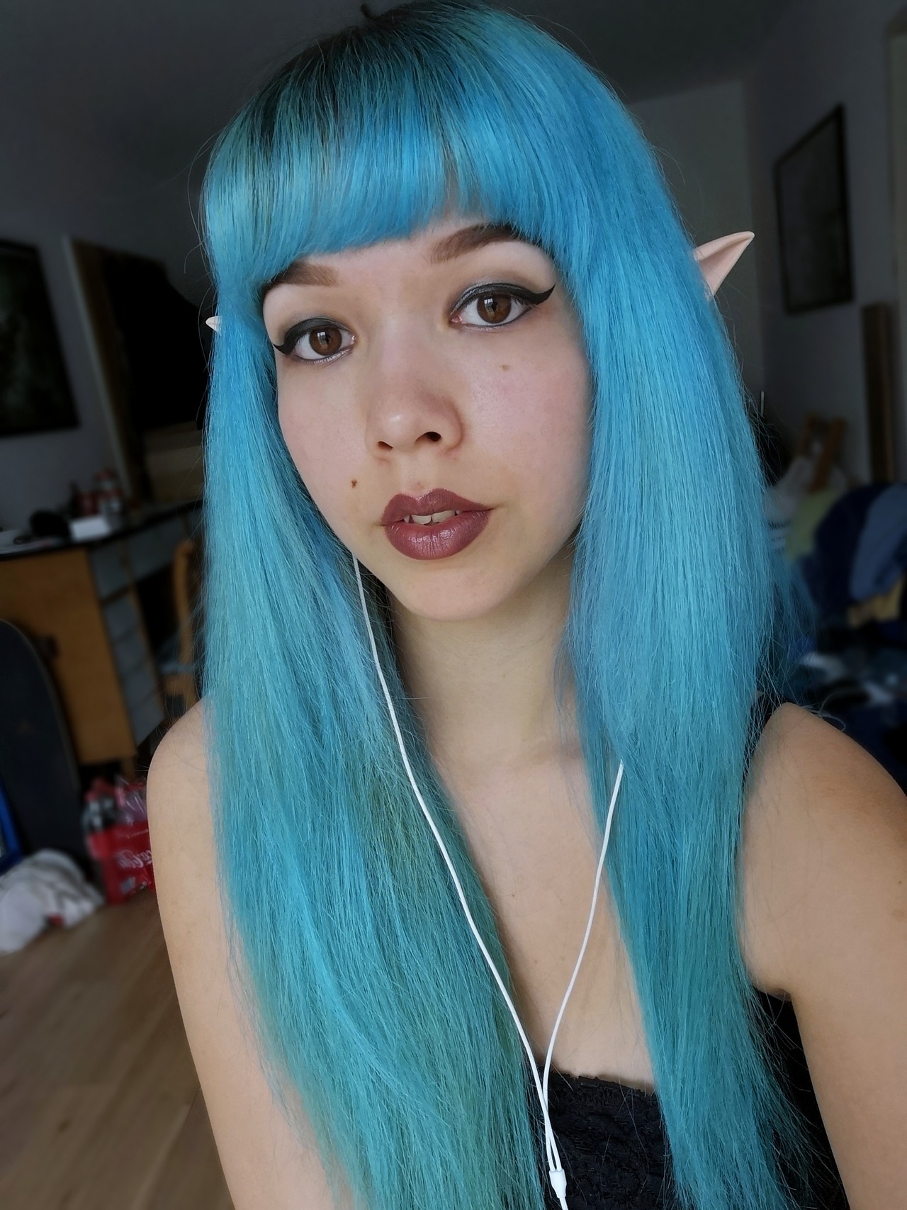 Hot Girls With Blue Hair