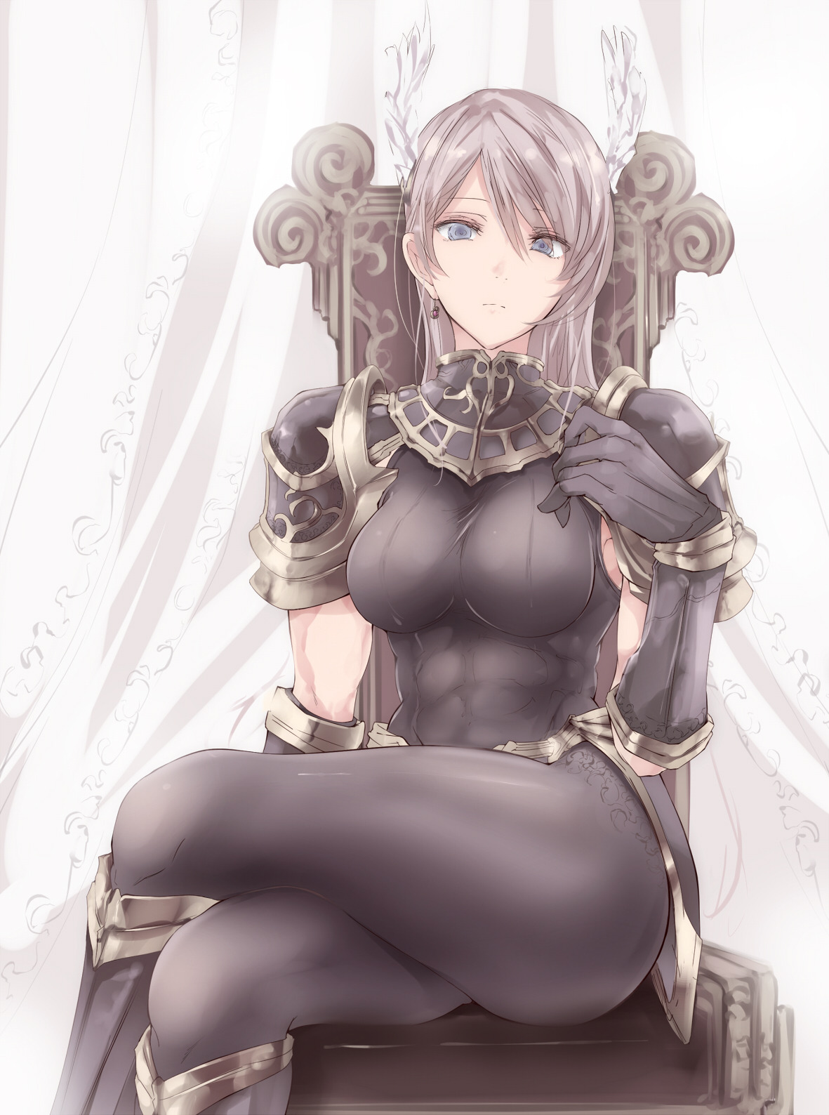 kyonkkun:  黒騎士姫 | 冬馬来彩※Permission was granted by the artist to