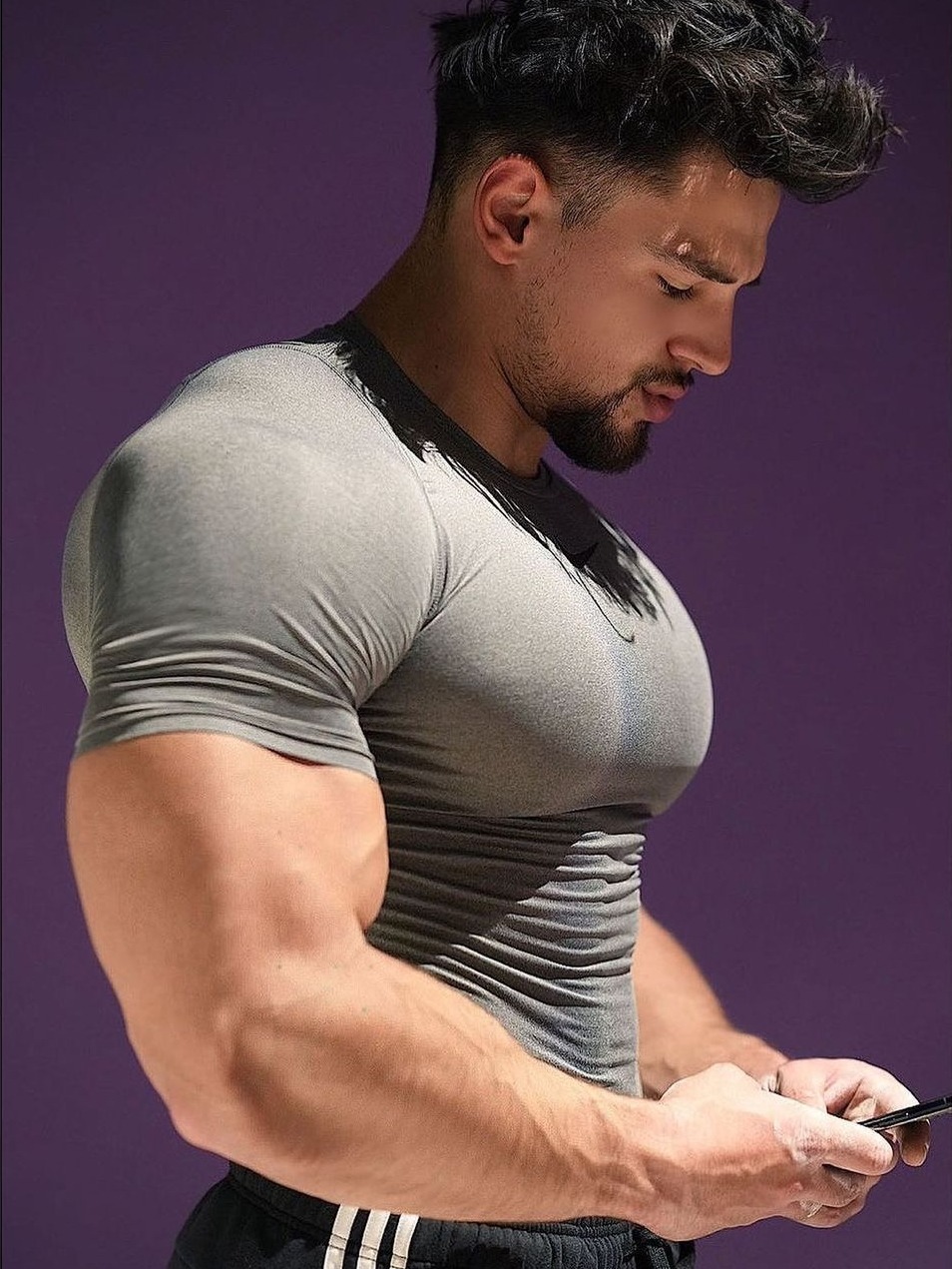 Muscle Pecs Worship