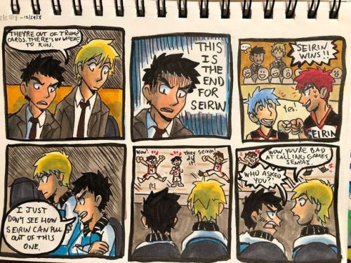 The end of 2018-the perfect time to do dumb Kuroko’s Basketball comics five years lateI rewatched th