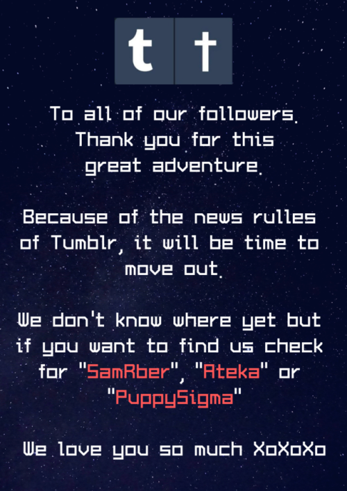 max-ateka:With love from @samrber , @puppysigma and I. Find me on Twitter &amp; Instagram : SaMR