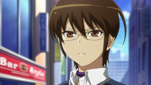 qcxc123:  Daily dose of male anime/manga glasses characters 52: Katsuragi Keima (The World God Only Knows)
