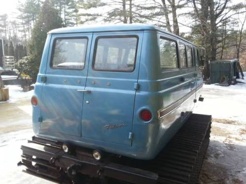misfitwashere: haywire4:  64’ FALCON - � (Concord)  1964 FALCON CLUB WAGONon a 1974 Thiokol 2100 B Snowcat302 V-8 C-6 AutomaticNew wheels foam filledNew sprockets $ 22, 500.00Call or text Lee  well, sometimes i feel like i need a good winter car