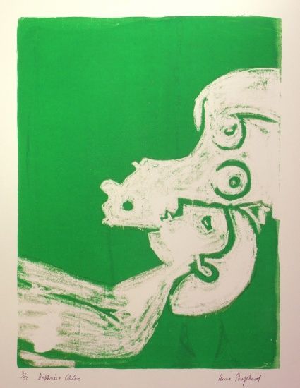 topcat77:Daphnis and Chloe screen print on paper Sidney Toby Horne Shepherd  b.1909  British artist