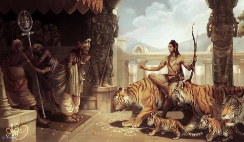 Ayyappan return to kingdom of Pandalam by Abhilash Narayanan