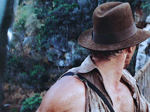 antoniosbanderas: “Nothing shocks me. I’m a scientist.”Harrison Ford as Indiana Jones in Indiana Jon
