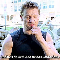 colinfiirth:  Jeremy Renner on what appealed to him about Hawkeye. (x)